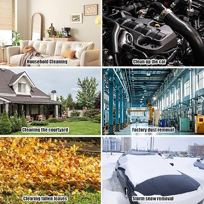 KEPEAK Cordless Leaf Blower, 990,000 RPM Handheld Leaf Blower with 2 x 4.0Ah Batteries and Charger, Lightweight for Patio, Lawn Care, Yard, Deck Cleaning