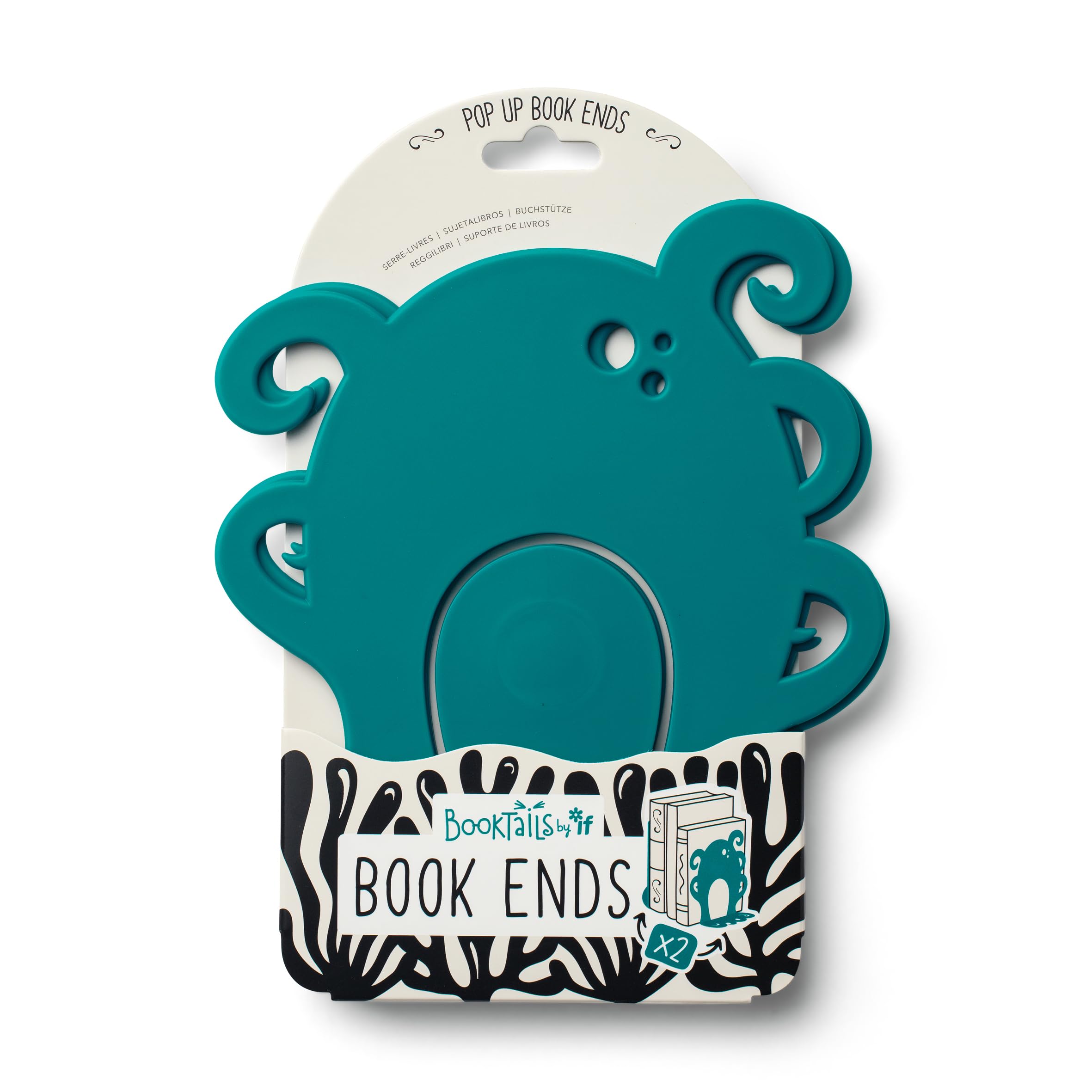 BookTails Pop Up Book Ends - Octopus
