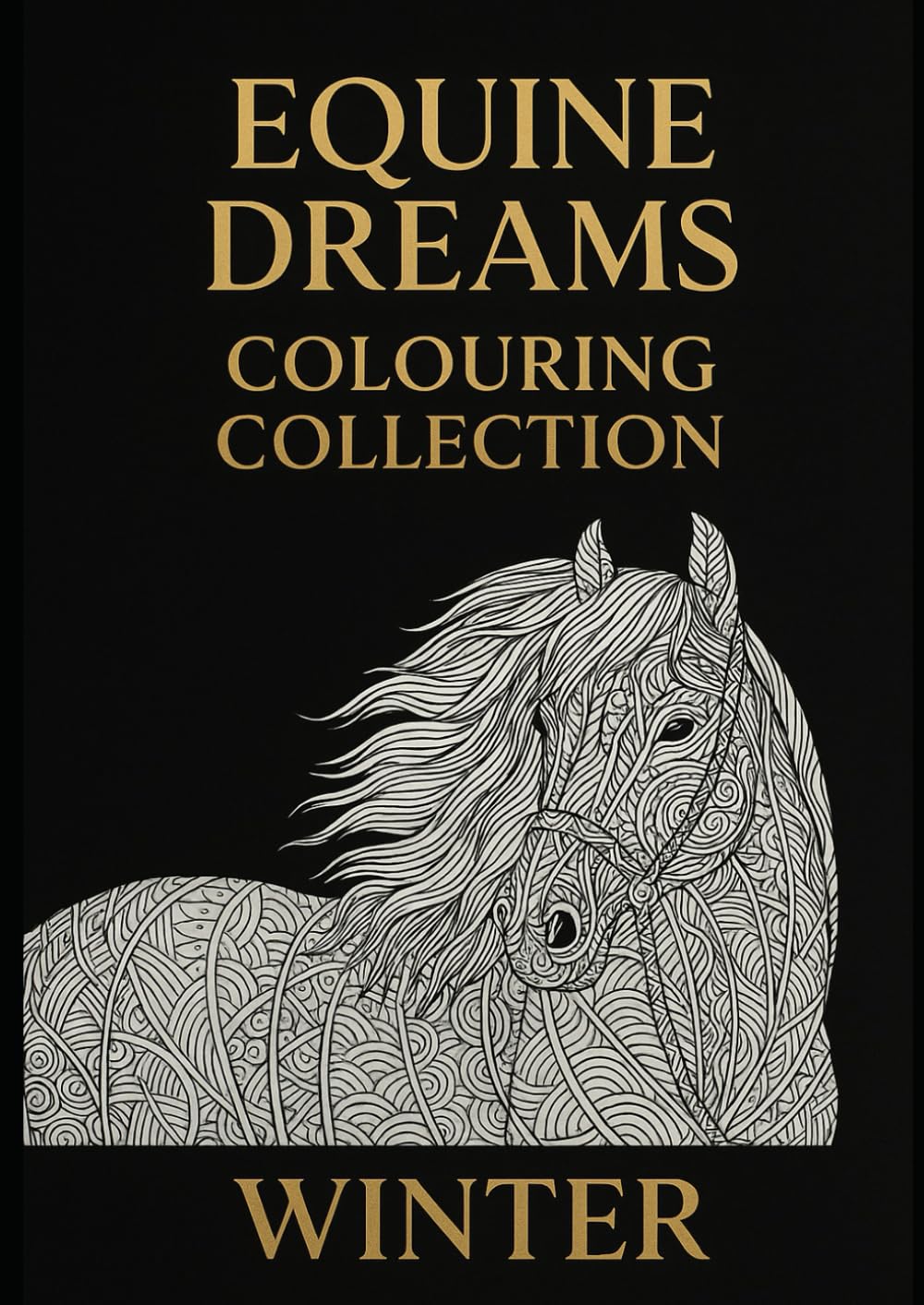 Equine Dreams: Winter: Complex Colouring Collection (Equine Dreams Colouring Collection)