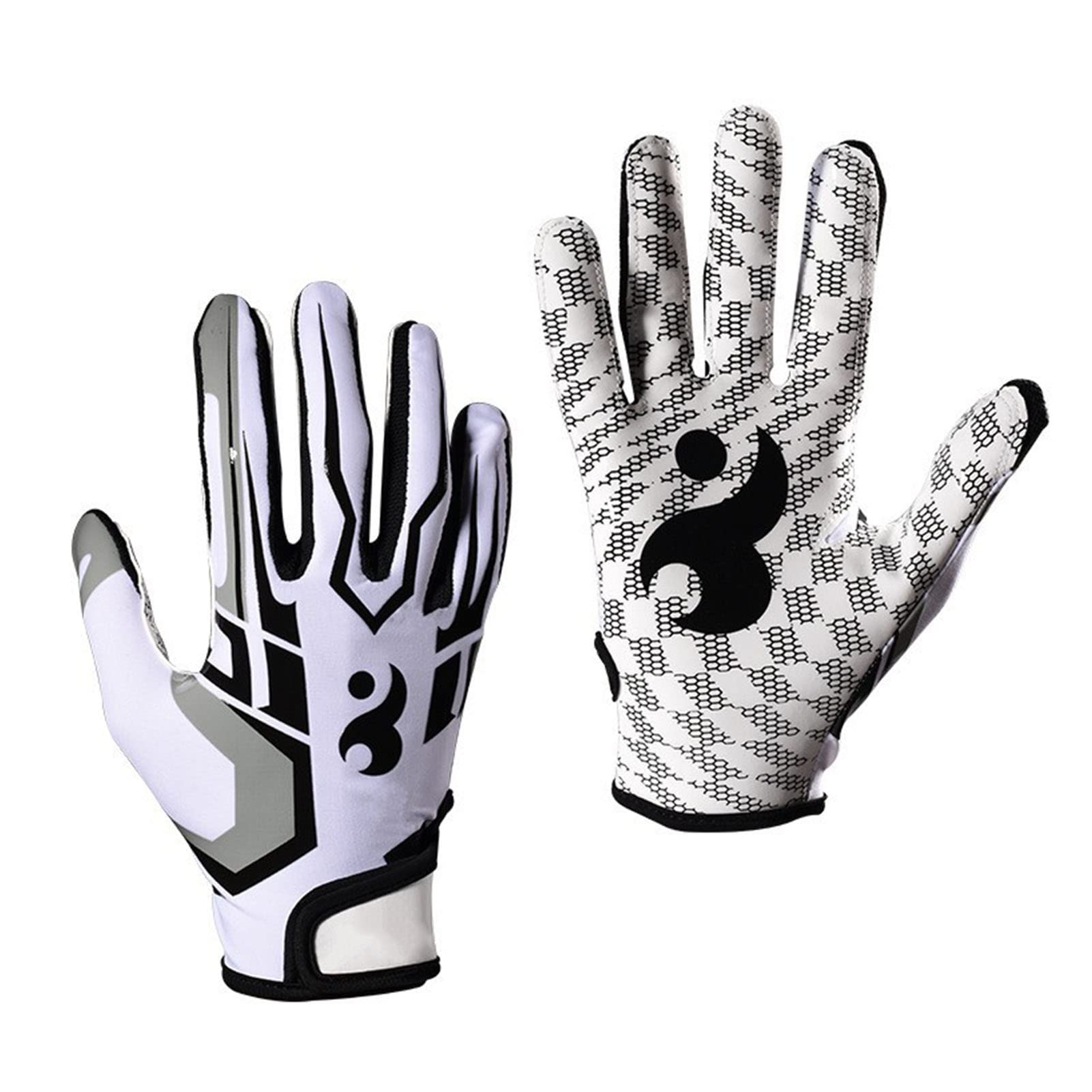 plplaaoo Accessoires De Football, Gants De Football, Gants De Récepteur, Gants De Football pour Jeunes, Gants De Football pour Hommes, Gants De Football Américain Antidérapants, Gants De Sport, GA