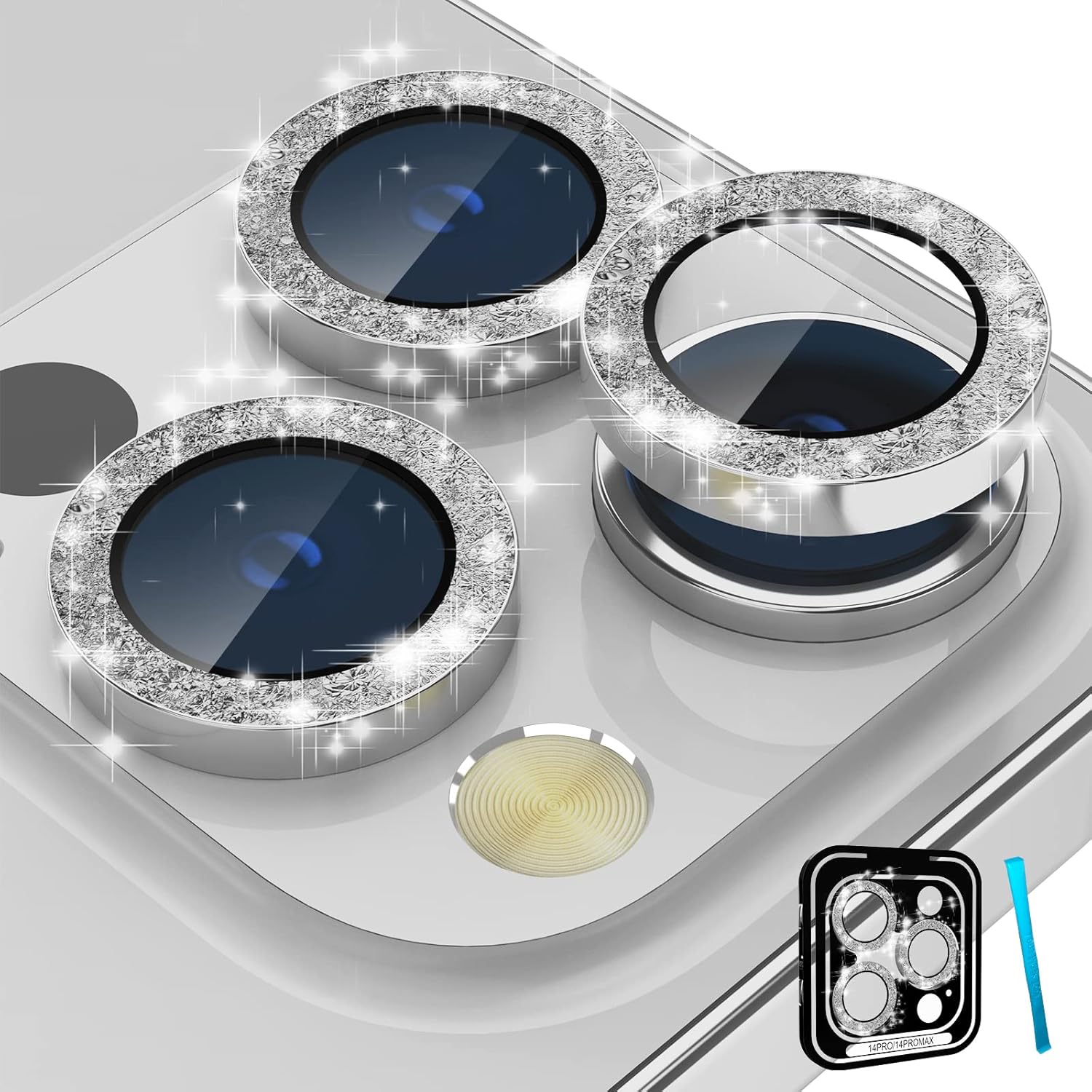 imluckies Compatible with iPhone 14 Pro/iPhone 14 Pro Max Camera Lens