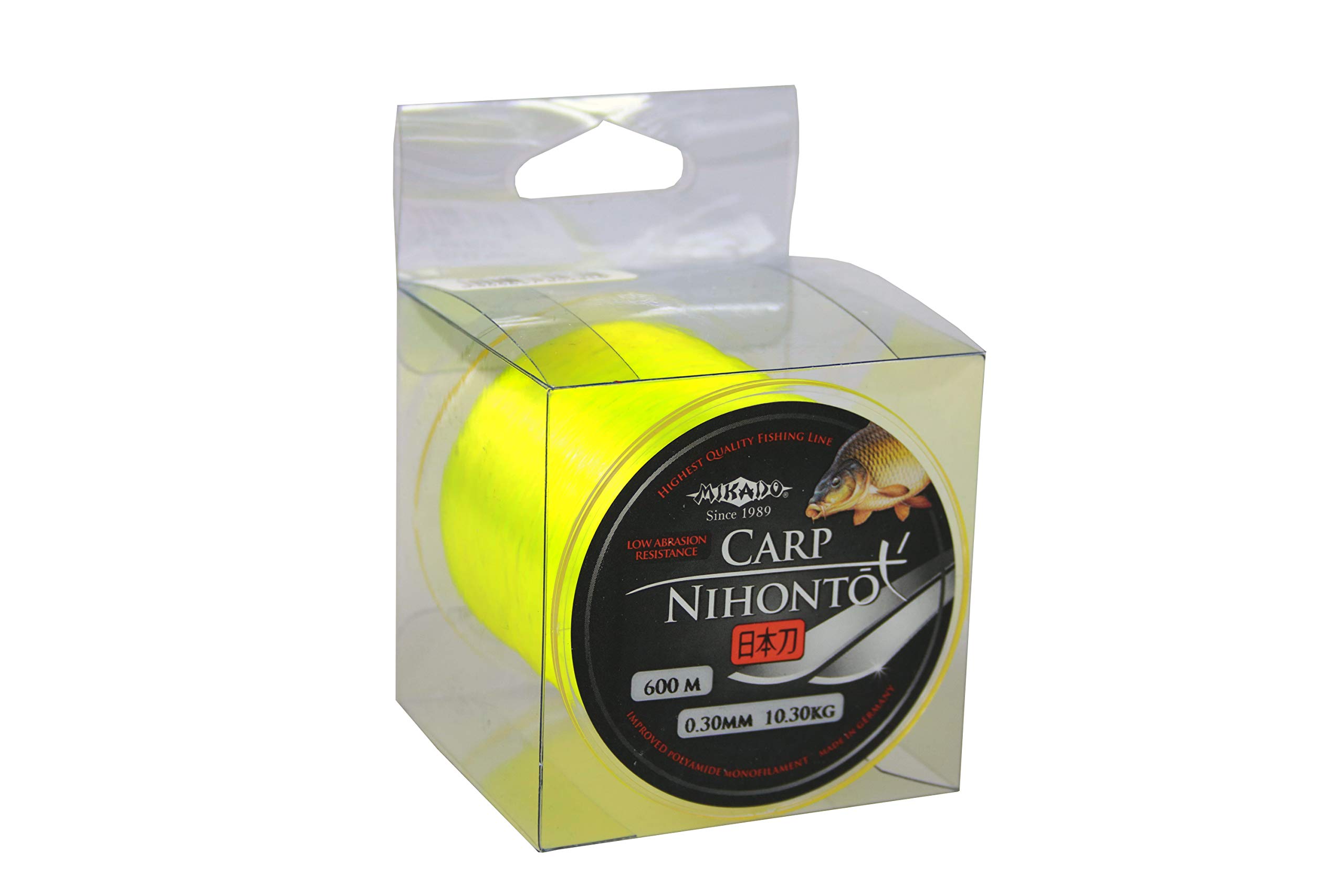 NIHONTO Carp Fluo Gelbe Monofile Angelschnur | Carp Fluo Monofile Schnur
