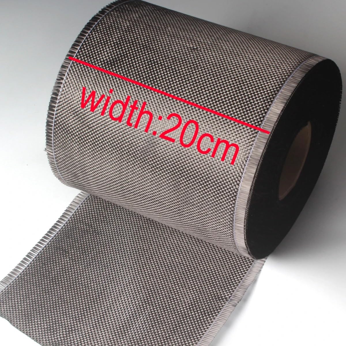 3K-Kohlefasergewebe in Leinwandbindung – 200 g/m², 30/50/60 cm Länge, 20 cm Breite for Automobil-, Schiffs- und Heimwerkerprojekte(30cm)