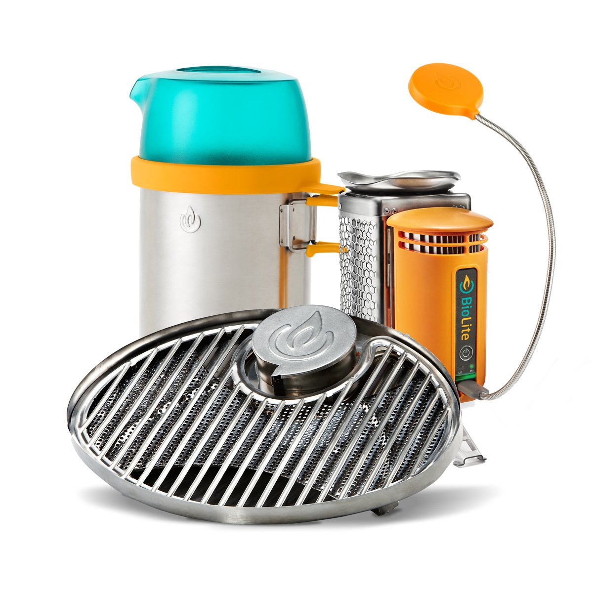 BioLite CampStove 2 Wood Burning and USB Charging Camping Stove CampStove 1 Bundle with Original CampStove 1 Bundle
