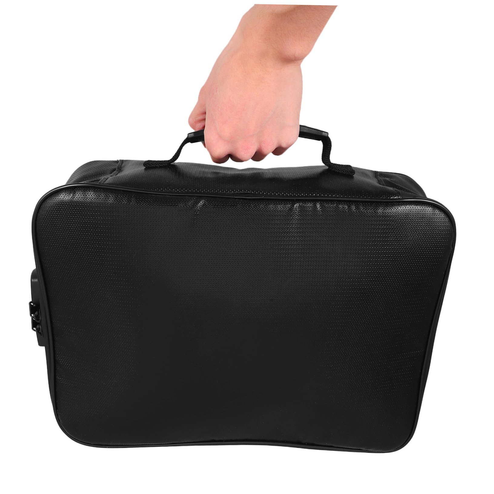 Toyvian Borsa Porta Documenti Ignifuga con Manico Organizer a Più Livelli per Certificati Passaporti e Documenti Importanti Resistente al Calore per Casa e Viaggio
