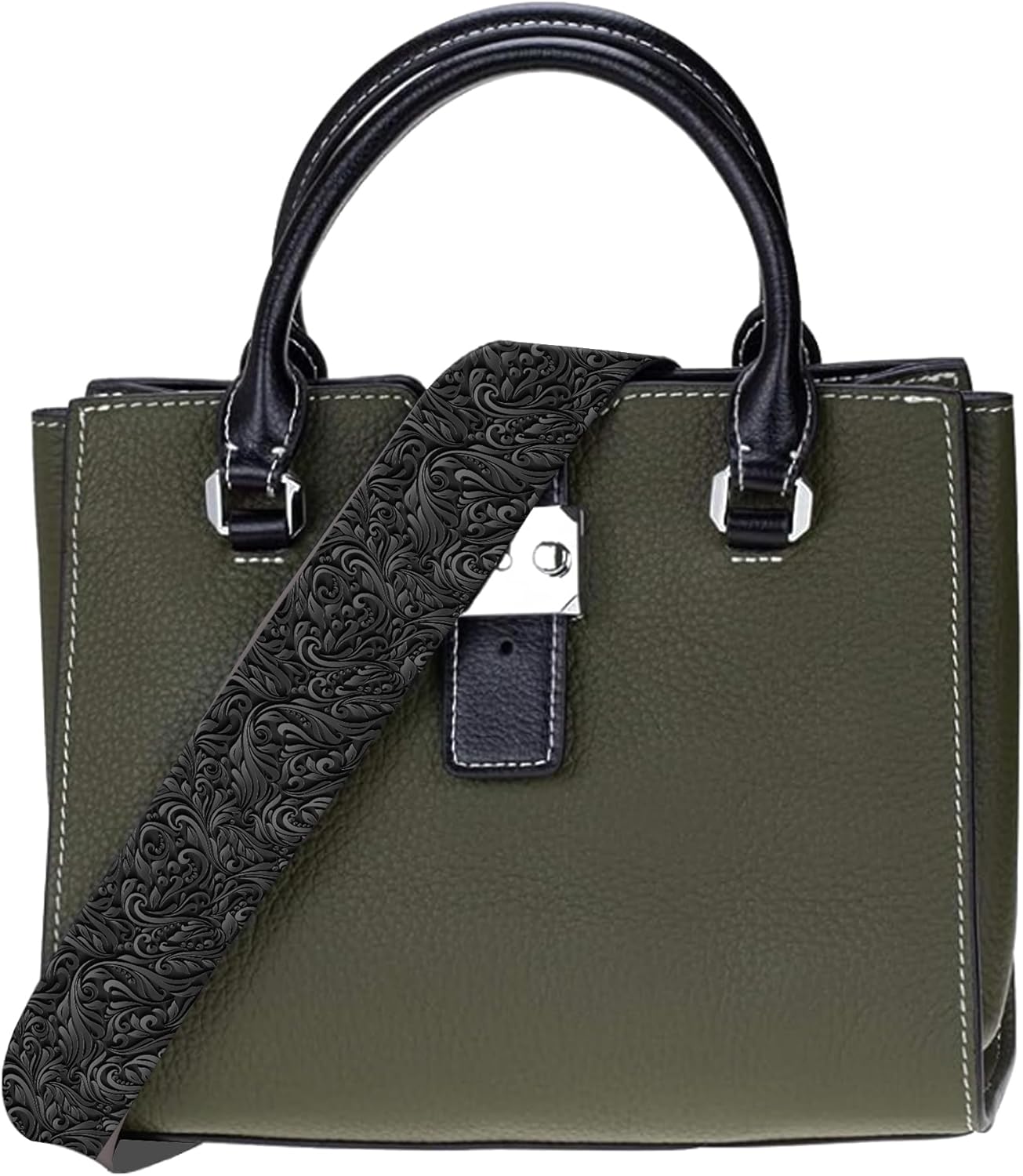 Purse Strap Replacement Crossbody 2" Wide Shoulder Strap, Cute Handbag Strap Bag Strap Replacement Belts Adjustable - Image 2