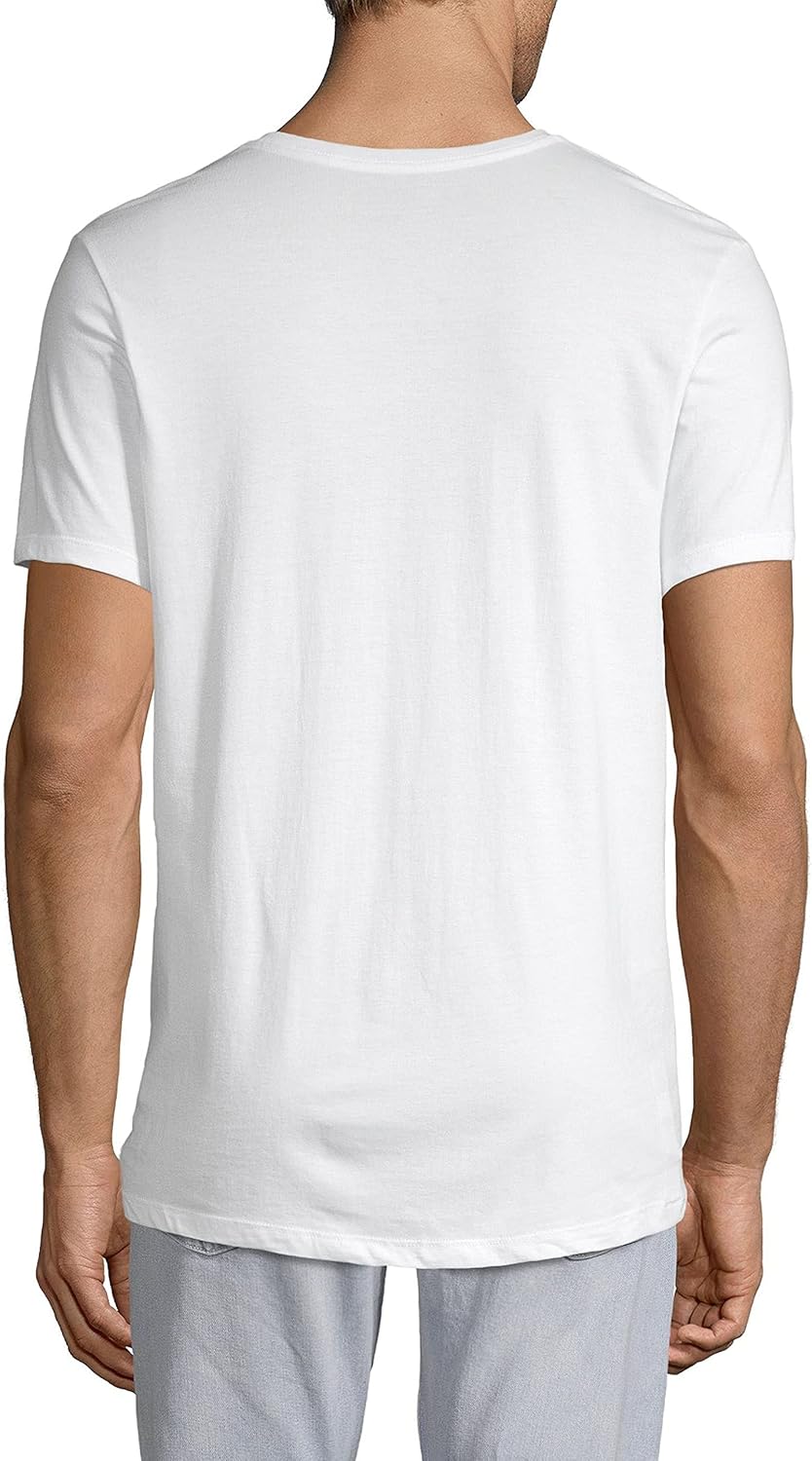 Calvin Klein Men`s Classic Fit Cotton V-Neck T-Shirts 3 Pack - Image 3