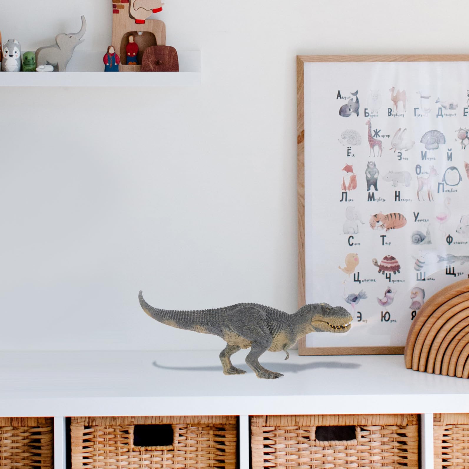 Giocattolo Gigante in Plastica Resistente, Dinosauri per come Giocattolo Educativo e Decorazione per Tavolo o Libreria
