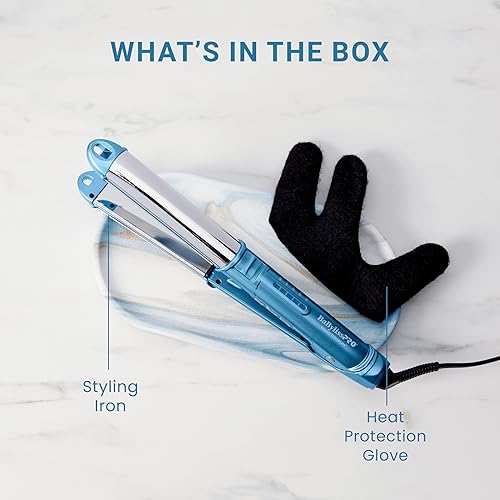 Miniatura 9 de BaBylissPRO Plancha de acero inoxidable ultra suave de 1 pulgada, alisador de cabello, rizador y herramienta de rizado en uno