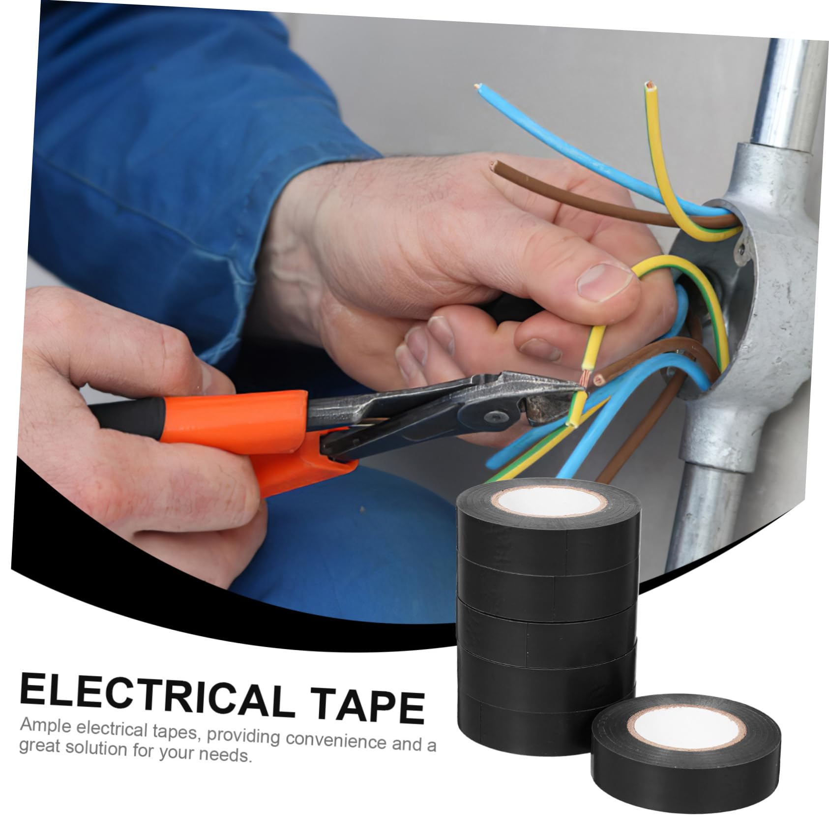 Nastro adesivo, 6 rotoli for fili isolanti resistenti alle alte temperature for