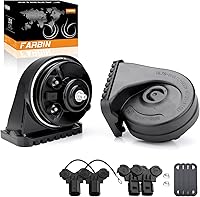 Vista 13 de FARBIN Bocina de coche compatible con Toyota/Lexus/Subaru 12V impermeable bocinas automáticas fuertes con enchufe de bocina de 1 a 2