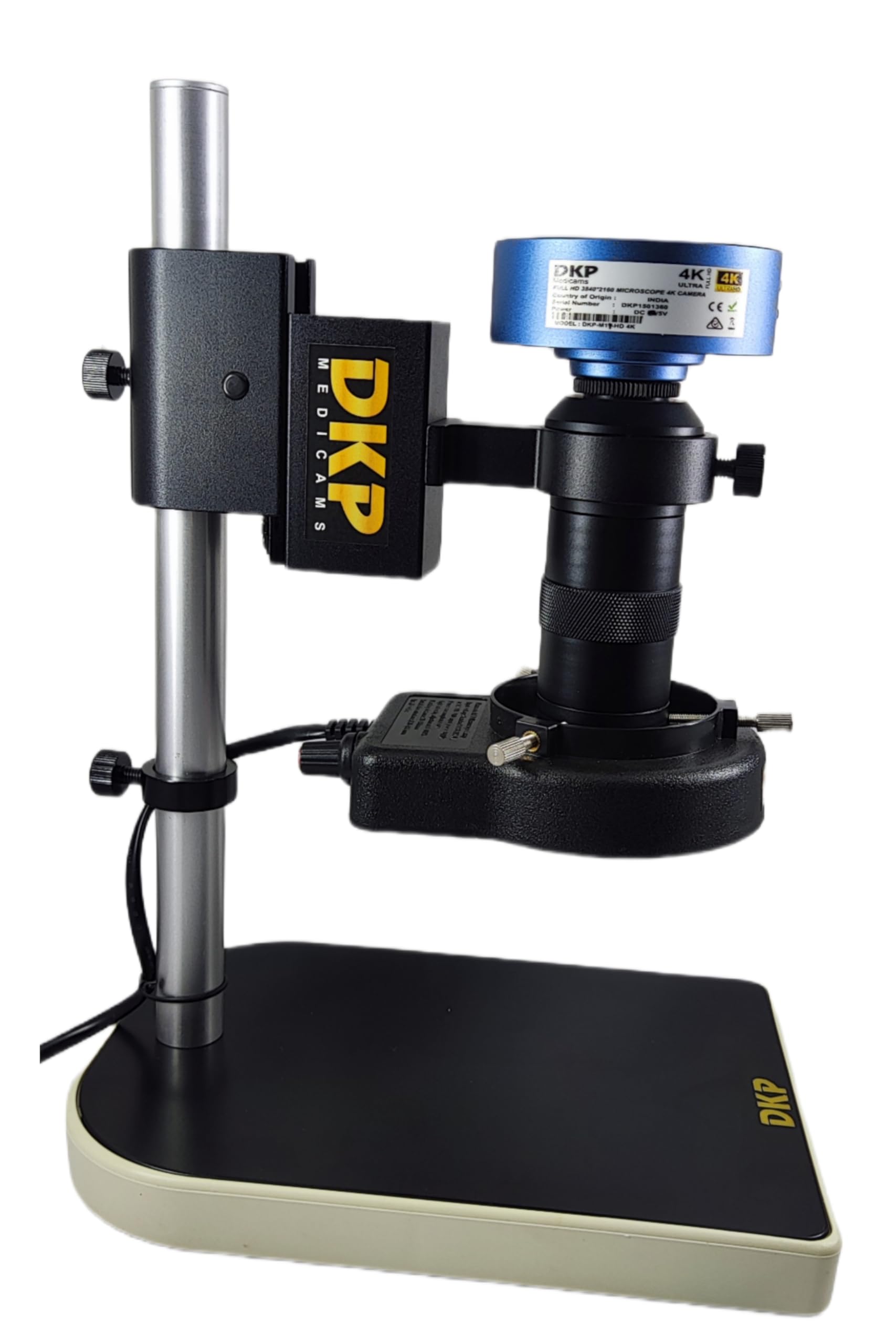 DKP Medicams Microscope Sets Full HD 4K 60F/S HDMI/USB Industrial Microscope Camera+130X C Mount Lens+56 LED Ring Light for Phone Chip Repair-image-31