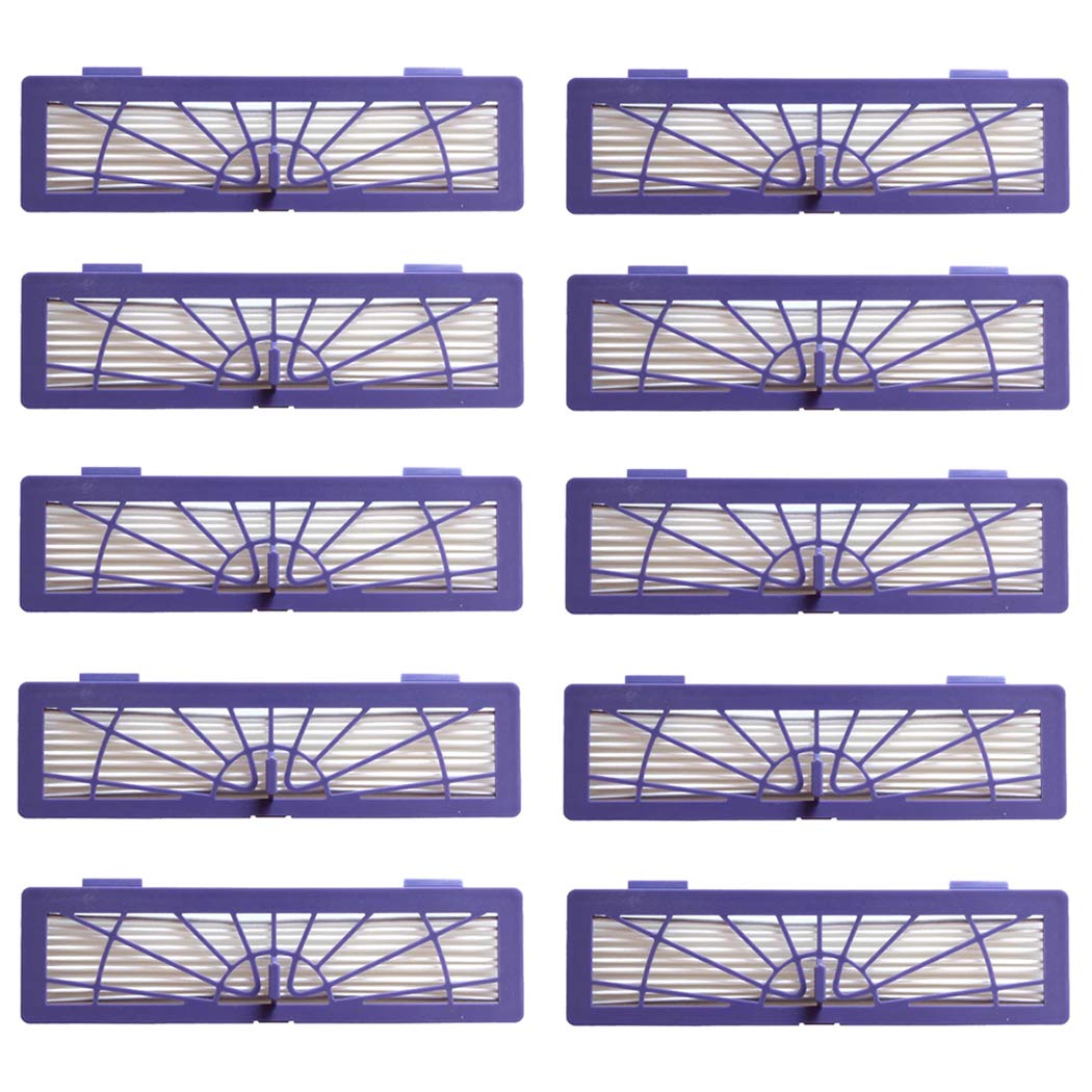 10Pcs Hepa Filters For Neato Botvac Connected D Series D7 D80 D85 D3 D75 D5 70E 75 80 85 Vacuum Cleaner Parts