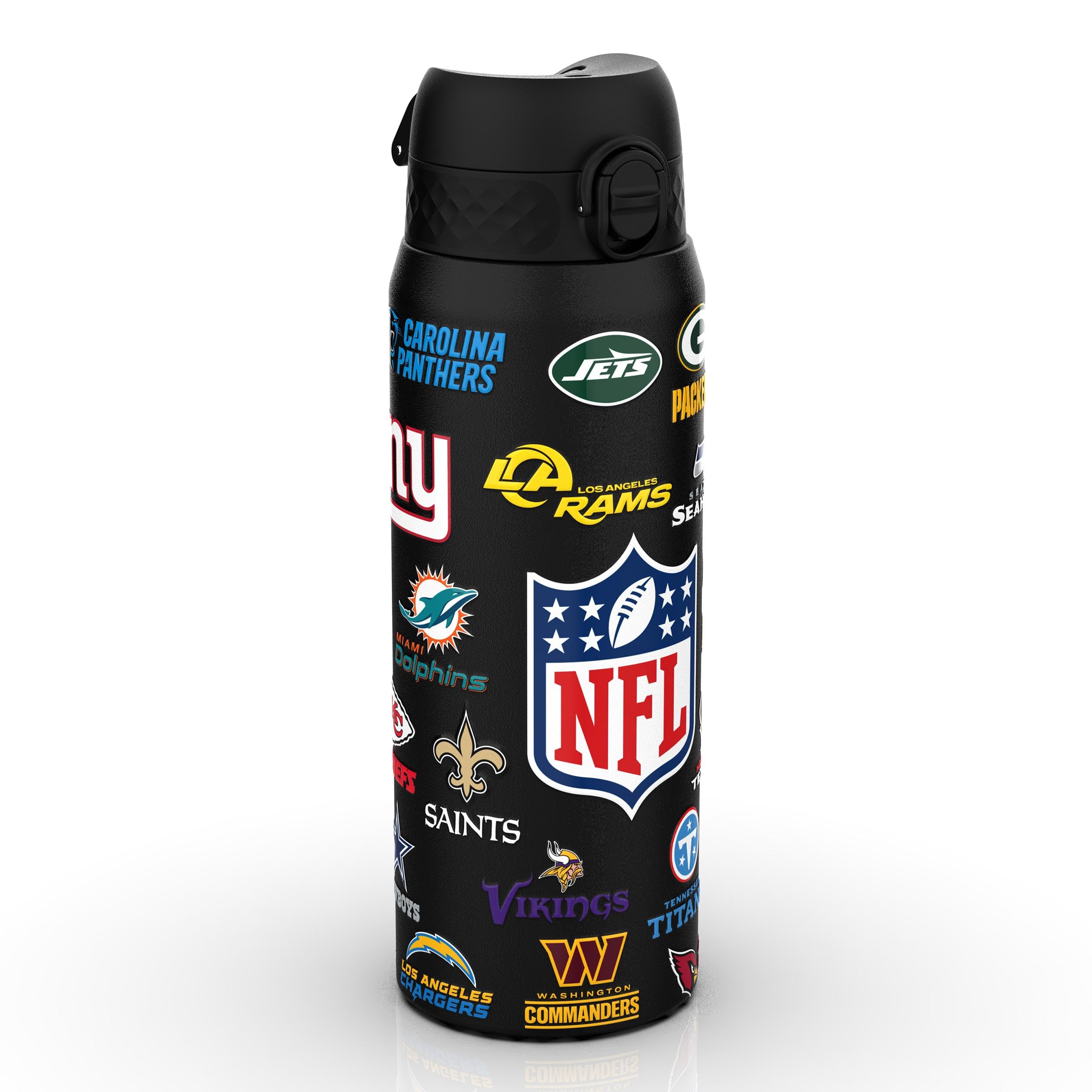 NFL Multi Teams Sports Vacuum Insulated Water Bottle, 750ml/24oz
