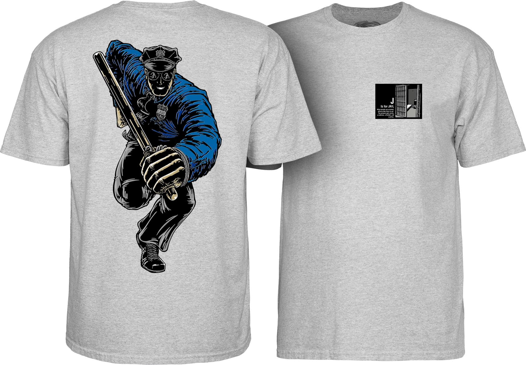 Powell Peralta Chris Senn Cop T-Shirts