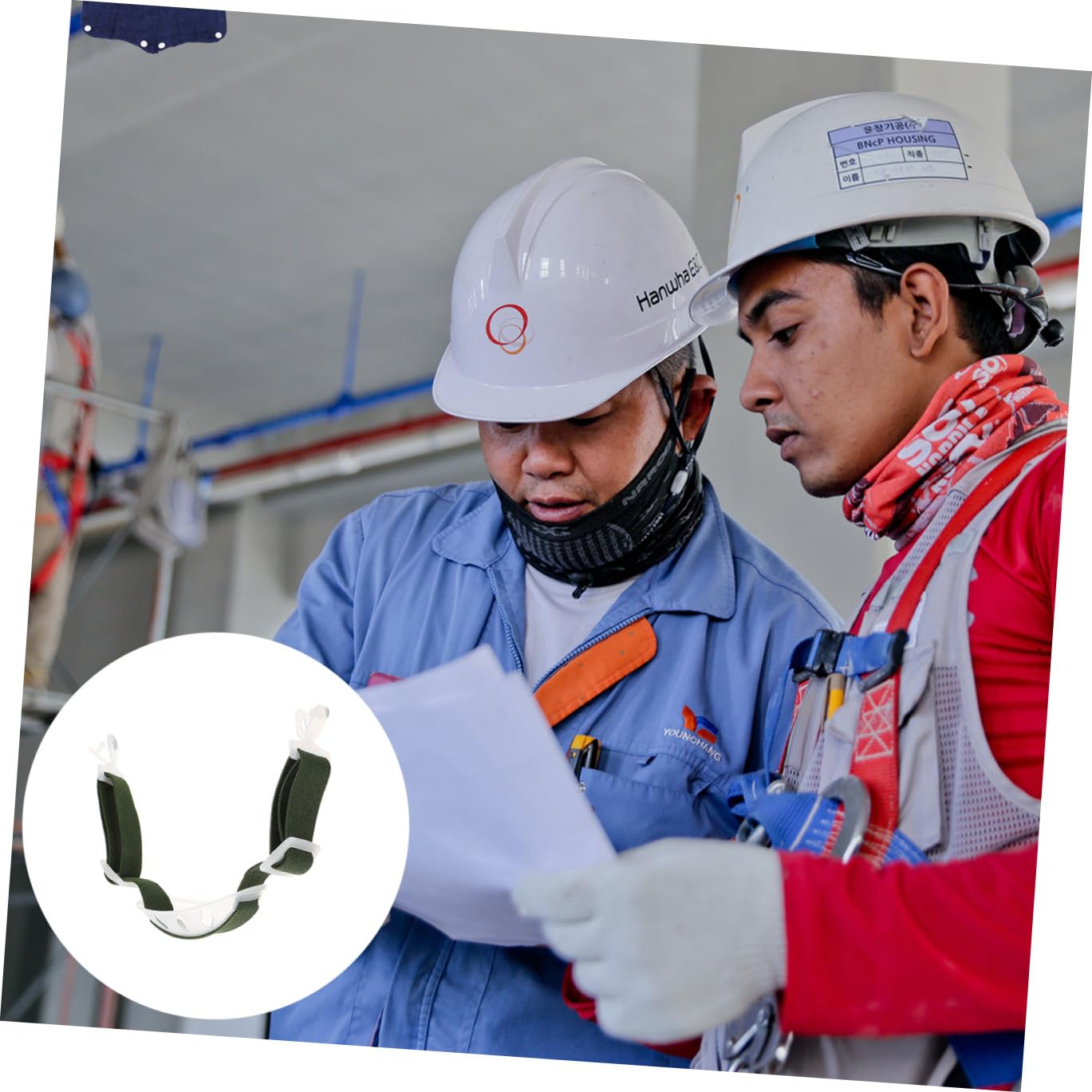 ULTECHNOVO 10 Piezas Correa de la barbilla correa de repuesto para casco elástica para cascos chin strap Correa de mentón correa de sombrero accesorios cascos de seguridad plástico
