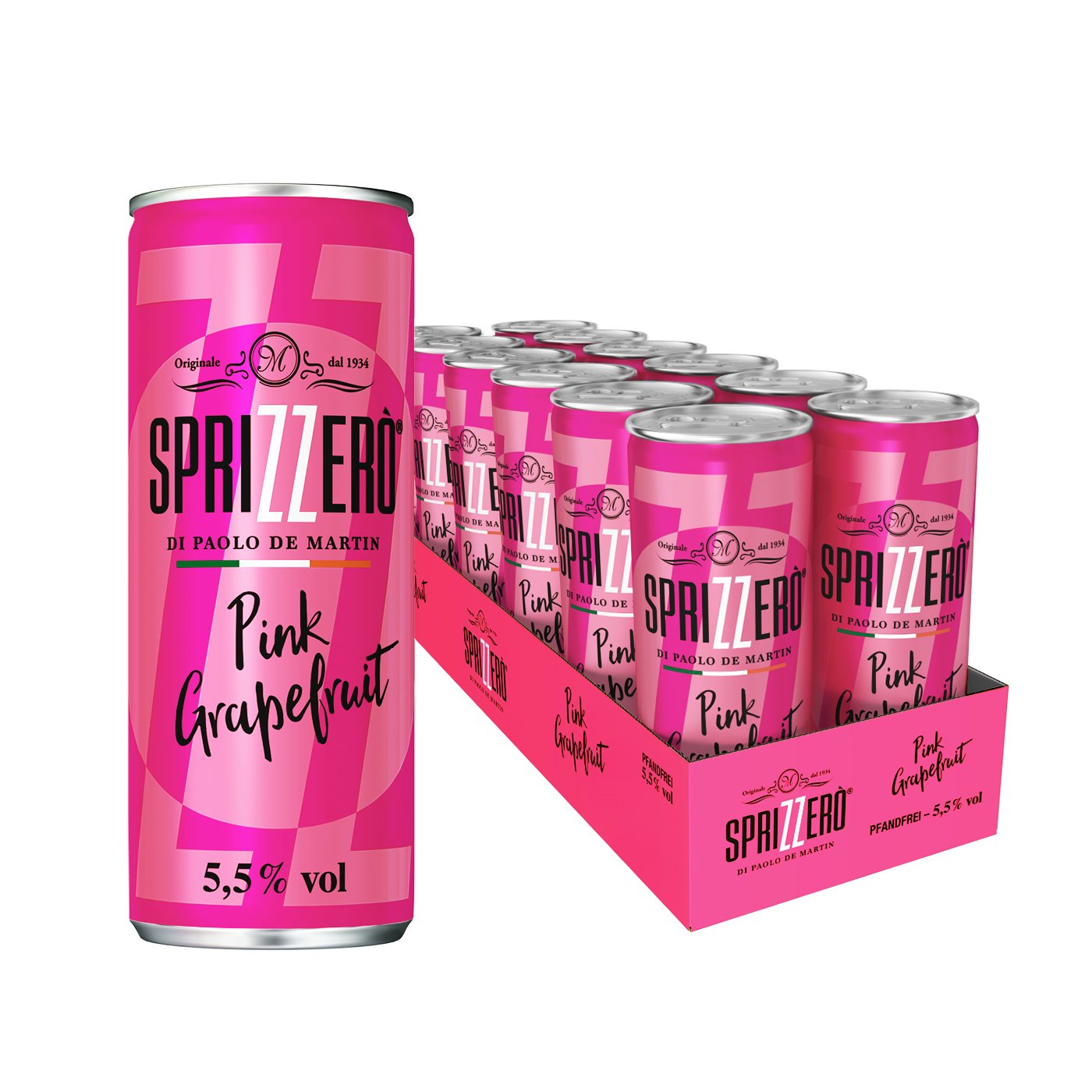 Sprizzerò Secco Pink Grapefruit (12 x 0,25l)