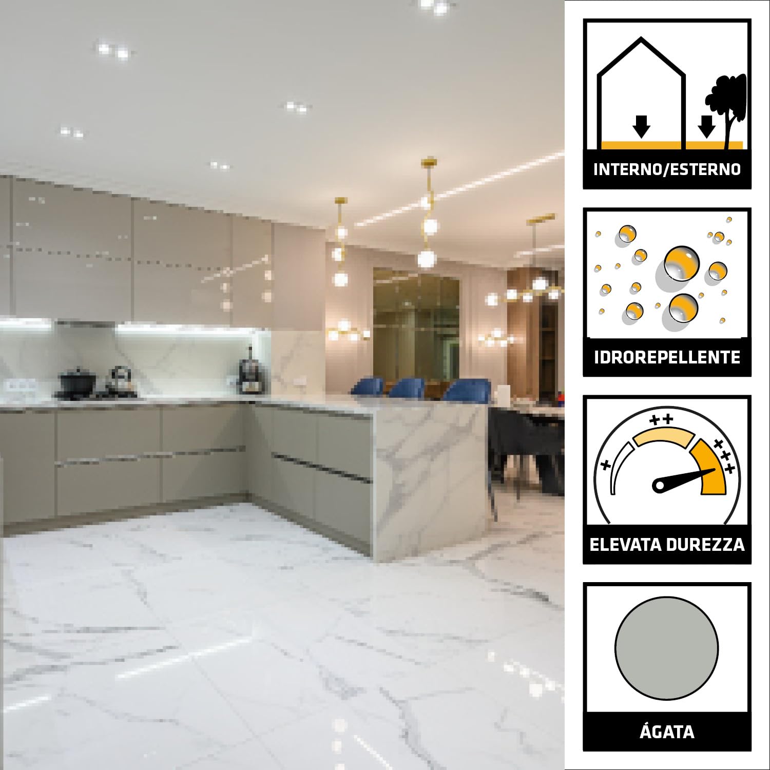 SIKA - Mortero de rejuntado epoxi - SikaCeram EpoxyGrout - Agata - de alta resistencia - para baldosas y azulejos con espesores de 2 a 20 mm - para paredes y suelos interior y exterior - 5kg