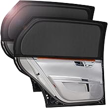 Akapola Pare Soleil Voiture Bébé, 2 Pièces Chaussette Voiture Soleil pour Enfants, Bloquer Les Rayons UV et Protection de la Vie Privée, Compatible avec 98% des Véhicules Car Window Sunshade M