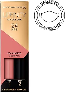 Max Factor Lipfinity, No. 006 Always Delicate, 4.2 Gram