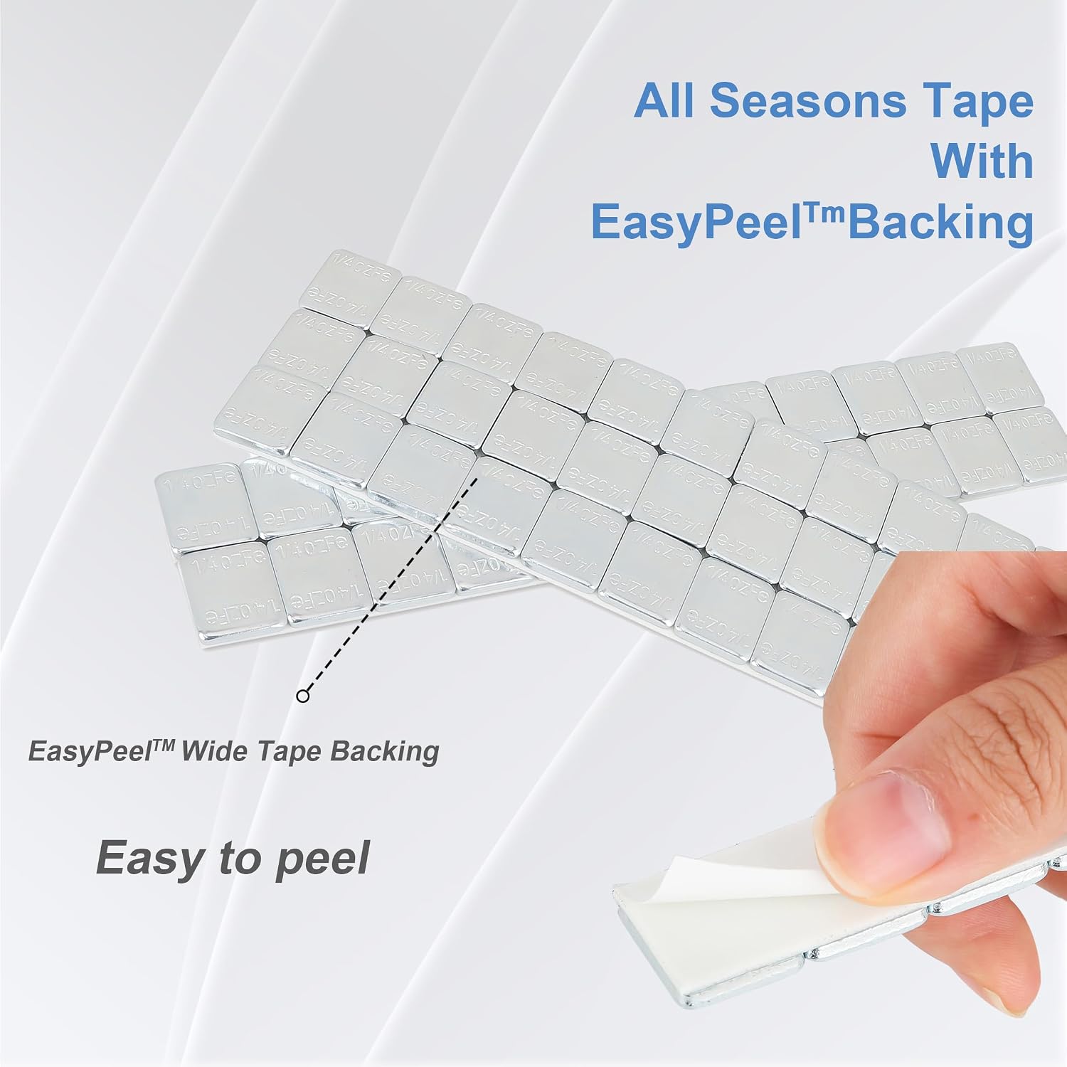 A A IN 1/4oz, 0.25oz, Grey, Stick on Wheel Weights for Cars, Trucks, SUVs, Motorcycles, Low Profile, Adhesive Stick On Wheel Weights, 144oz/Box,576pcs.