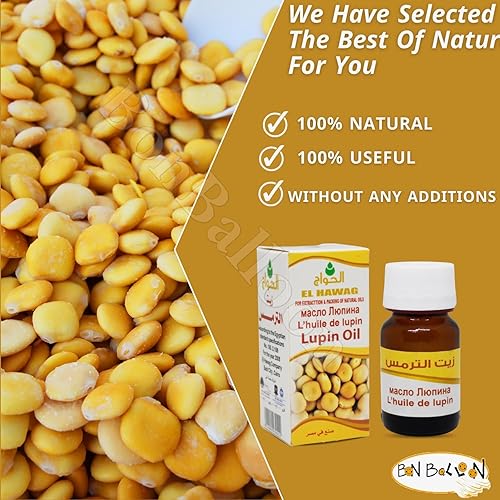 Miniatura 4 de Al Hawaj Elhawag El Hawag Aceite de altramuces puro grado 100% sin diluir, 1.01 oz / 1.0 fl oz