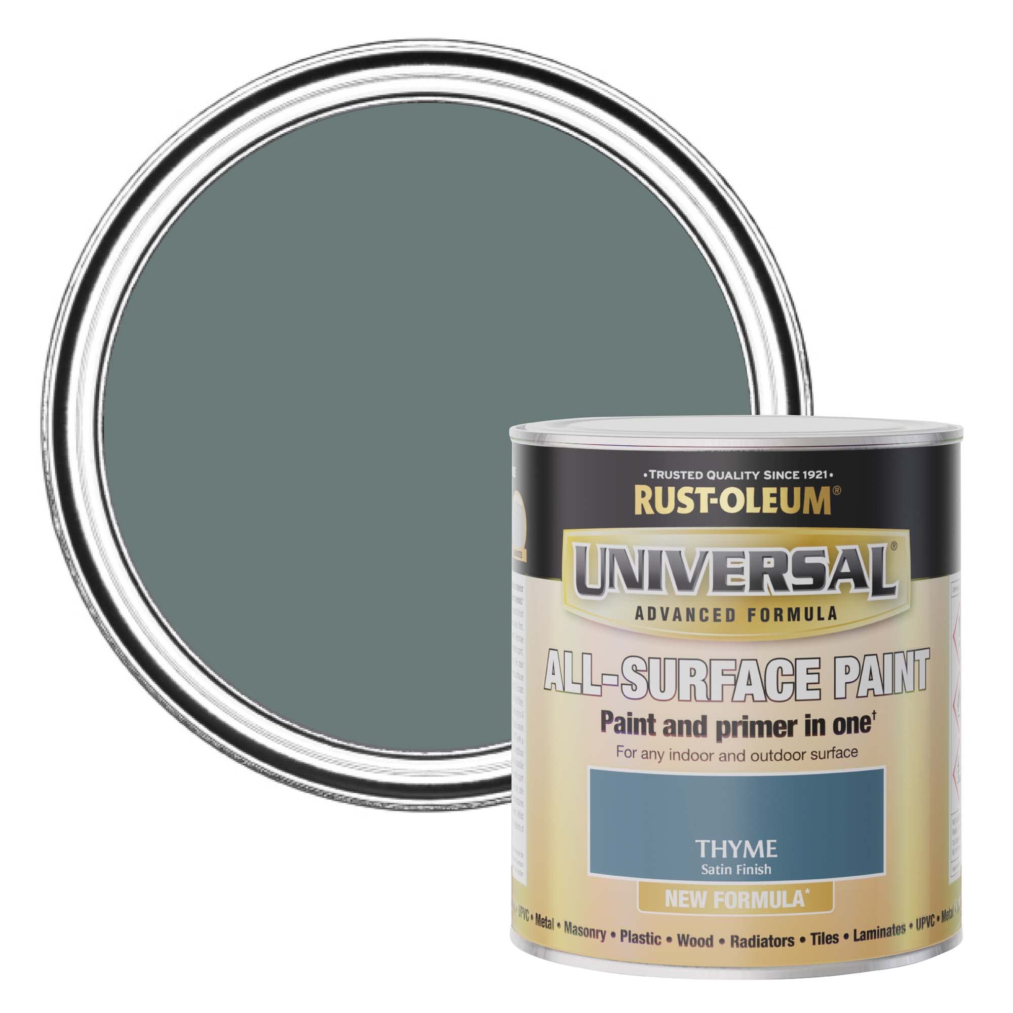 Universal Paint Satin Thyme 750ml