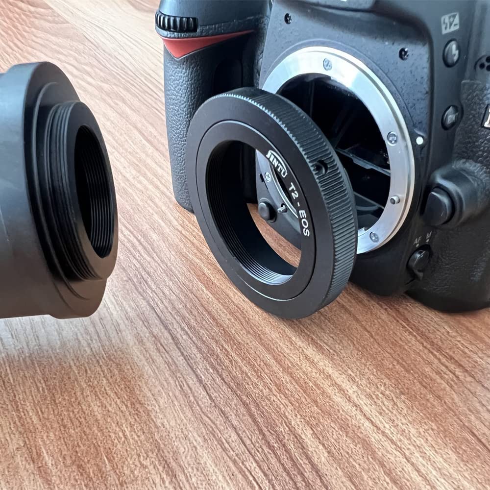 EBTOOLS Adattatore T2 Per Canon DSLR - Adattatore Obiettivo Per Telescopi E Microscopi, Filettatura M42