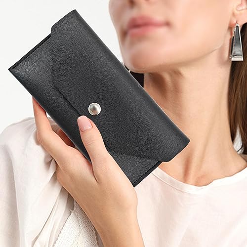 Vista 7 de VANRA Cartera de piel sintética con sobre de efectivo, sobres de dinero para dinero en efectivo, cartera reutilizable para mujeres y hombres, 6.9 x