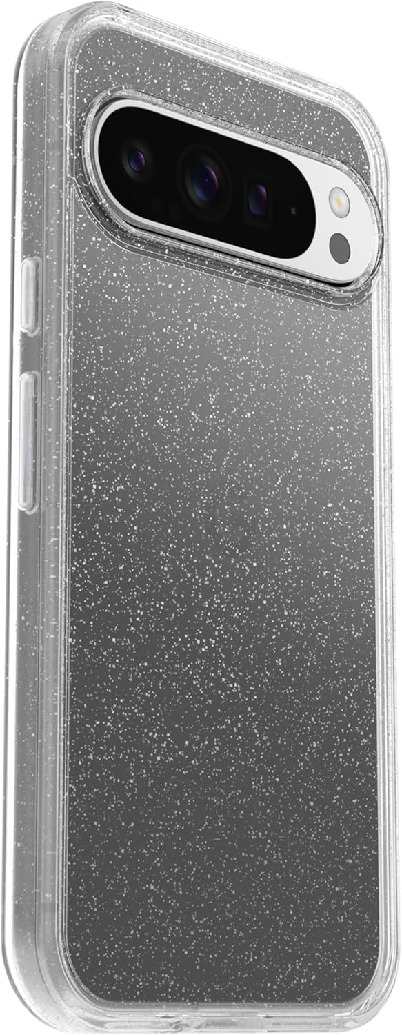 OtterBox Symmetry Clear Case for Google Pixel 9 Pro XL, Shockproof, Drop Proof, Protective Thin Case, 3X Tested to Military Standard, Stardust/Clear