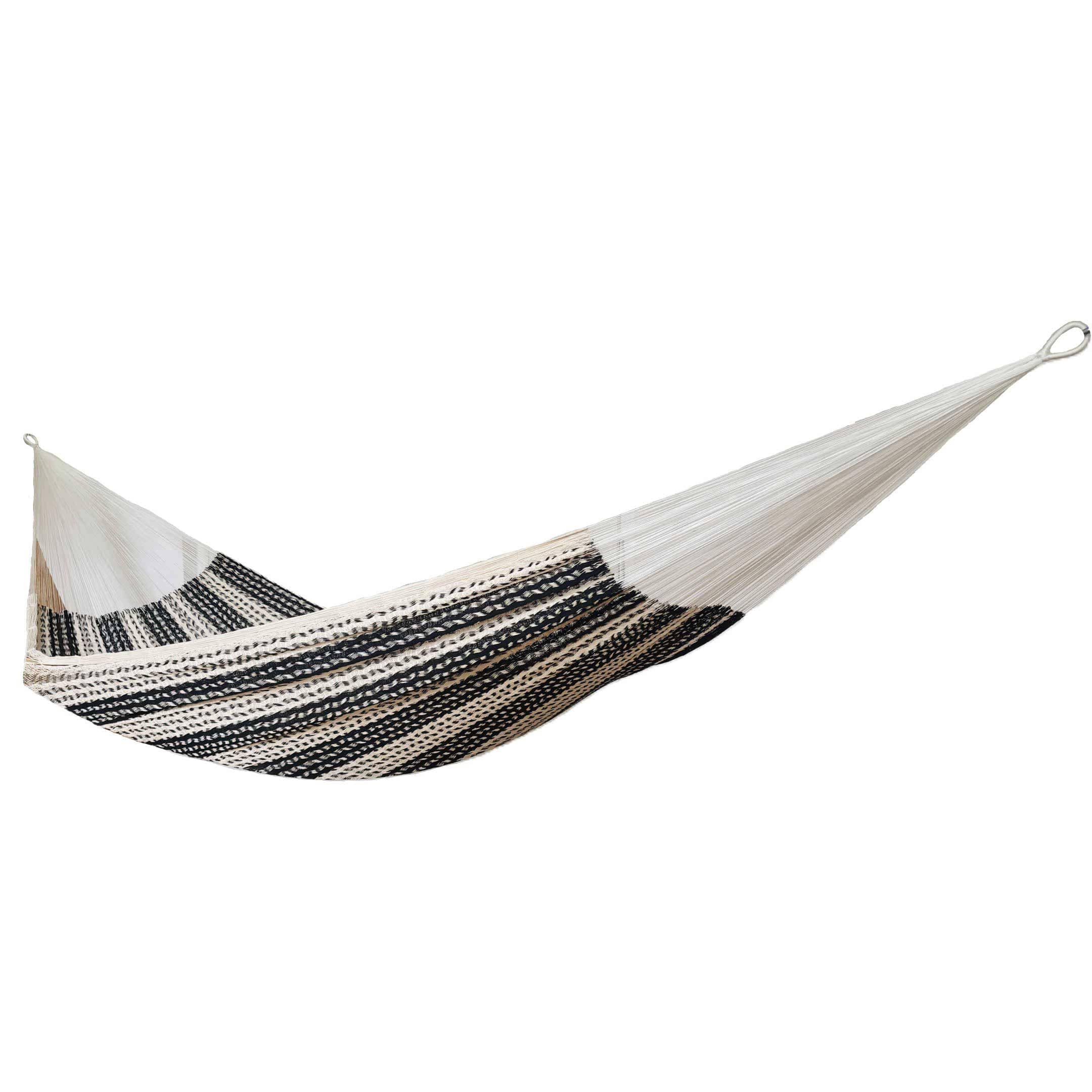 Solea L - Amaca in rete di cotone traspirante, ergonomica, larghezza 170 cm, lunghezza 390 cm, 100% fatto a mano (Bliss L)