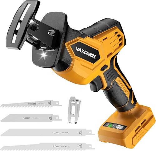 Sierra de recíproca inalámbrica para batería Dewalt 20 V, motor sin escobillas de 3 velocidades variables 0-3500, cambio de hoja sin herramientas,