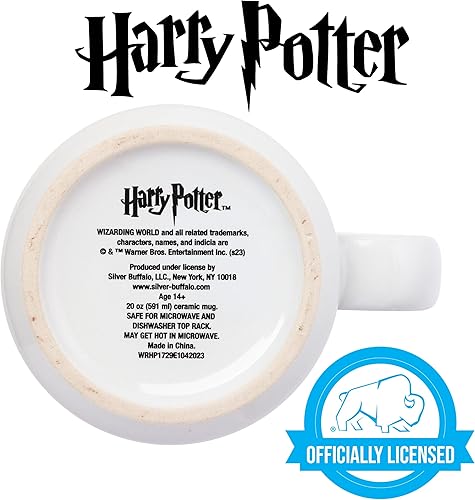 Miniatura 4 de Silver Buffalo Harry Potter vs Malfoy - Taza de cerámica estilo anime, 20 onzas