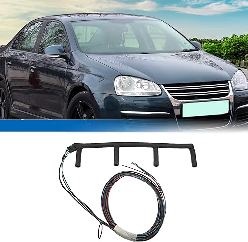 Miniatura 2 de X AUTOHAUX Juego de arnés de cableado de bujía incandescente 038971782C para Volkswagen Jetta 2002-2010 para Volkswagen Beetle 2002-2010