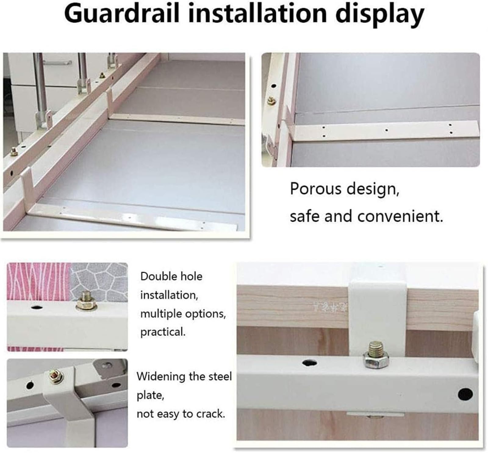 Sponde del Letto for Anziani Protezioni Laterali di Sicurezza for Anziani, Maniglia a Leva ausiliaria for Letto Pieghevole Ringhiera del Letto, Maniglie di Sostegno for disabili