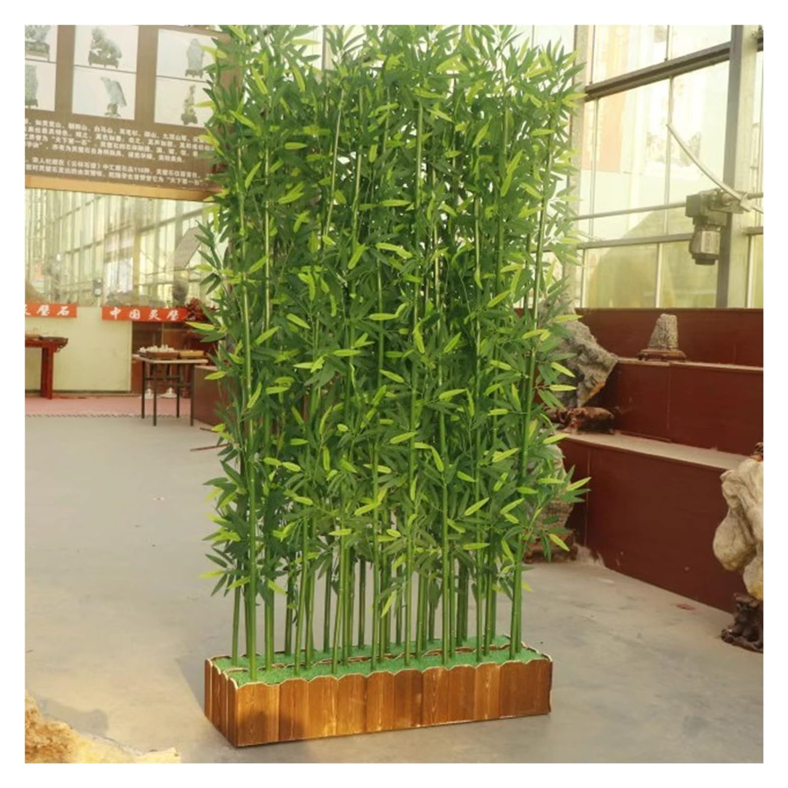 Amazon.com: Decorative Bamboo Plants Artificial Outdoor Bamboo/Trees, Heavy  Duty Simulation Plants Commercial Partition Privacy Fence, Realistic Fake  Potted for Office Stairs Foyer Decor ( Size : 20 x 1.5m Bamboo : Home