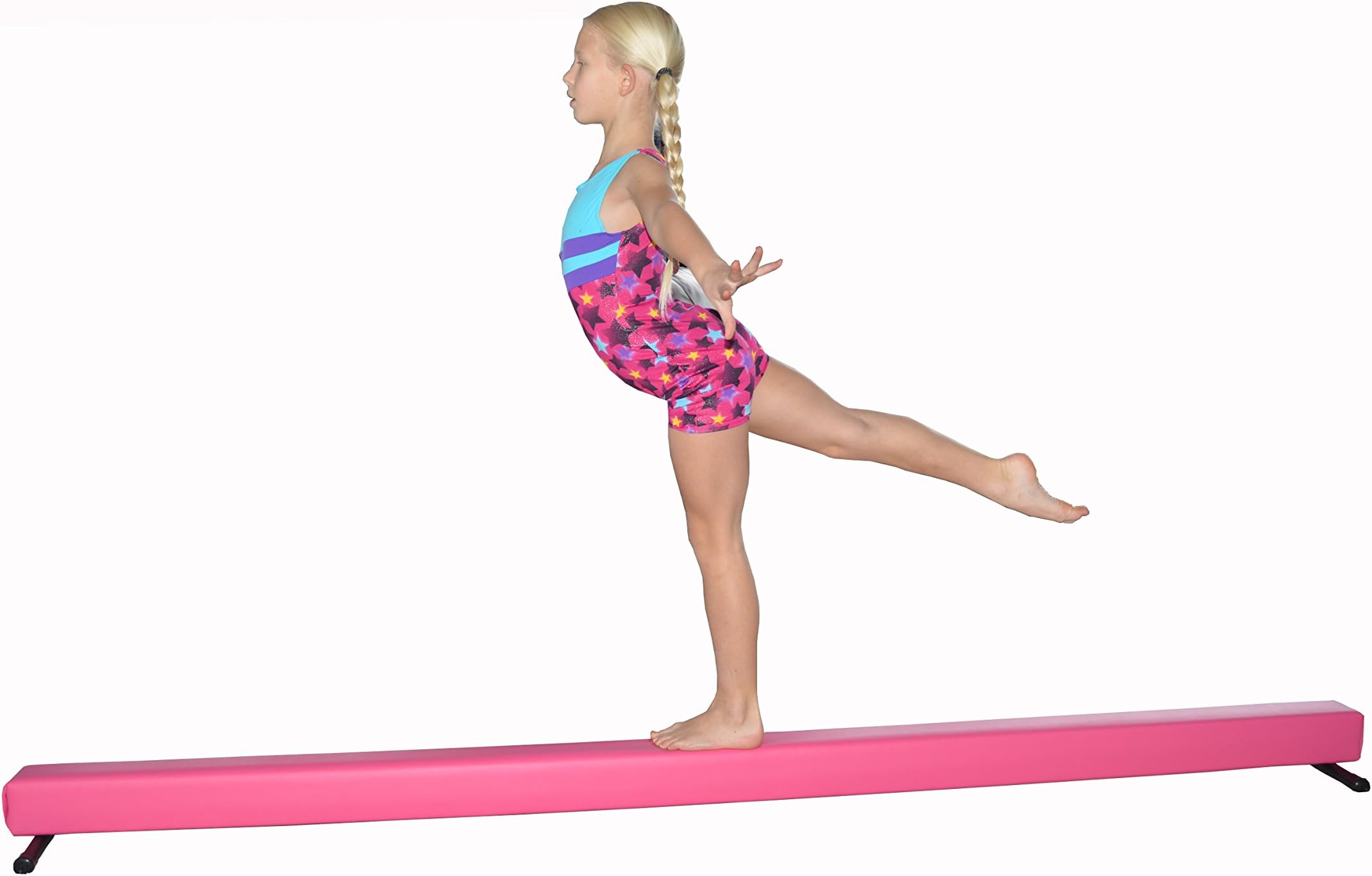 Balance Beam Pink 8 Foot Long 6.5 High
