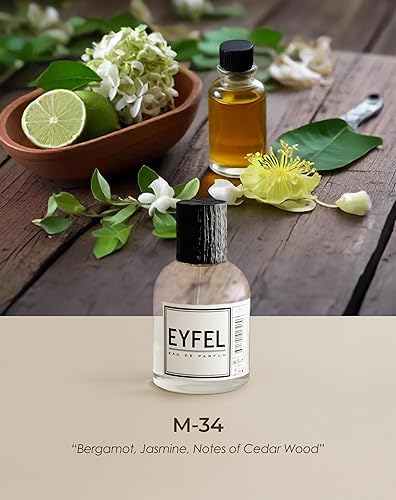 Miniatura 2 de EYFEL Perfume para hombre  M34 INSPIRADO POR UNO  Eau de Parfum Spray  Colonia para hombre  EDP 1.7 fl oz  1.76 FL. OZ.
