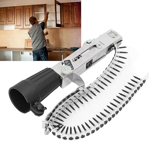 Miniatura 5 de Wobythan Adaptador de pistola de clavos de cadena de acero inoxidable adaptador de tornillo de cargador automático de cadena pistola de clavos de