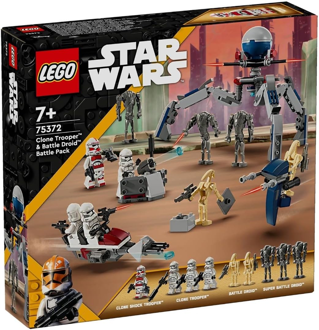 Star Wars Clone Trooper & Battle Droid Battle Pack 75372 (215 Pieces)