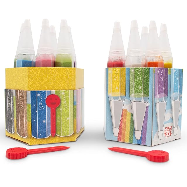 Foto 2 de 8 de Sabbiarelli - Basket Multicolor - 12 Bolígrafos de Arena de Colores 50 g