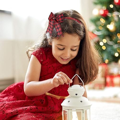 Miniatura 2 de 12 lazos de Navidad a cuadros, diseño de búfalo, Acción de Gracias, otoño, para coronas de Halloween, árbol, fiesta, decoración interior y exterior