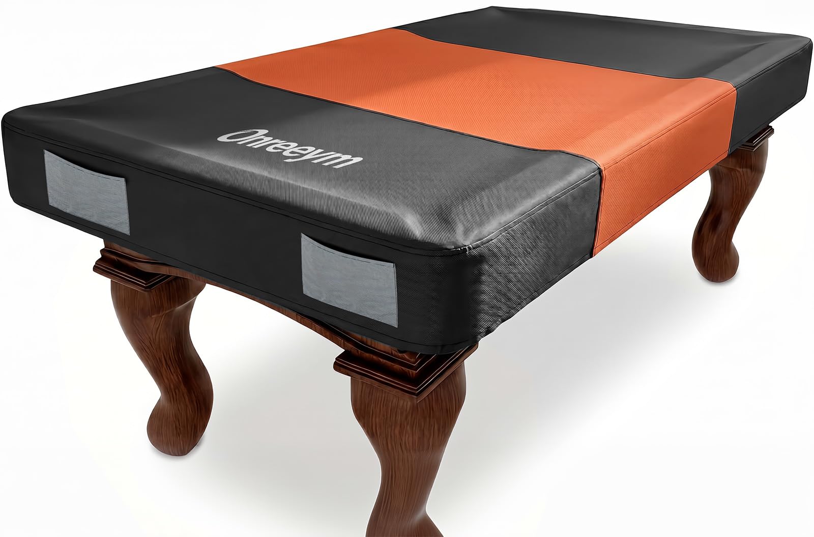 Photo 1 of Onreeym 7FT Pool Table Cover - Black/Orange