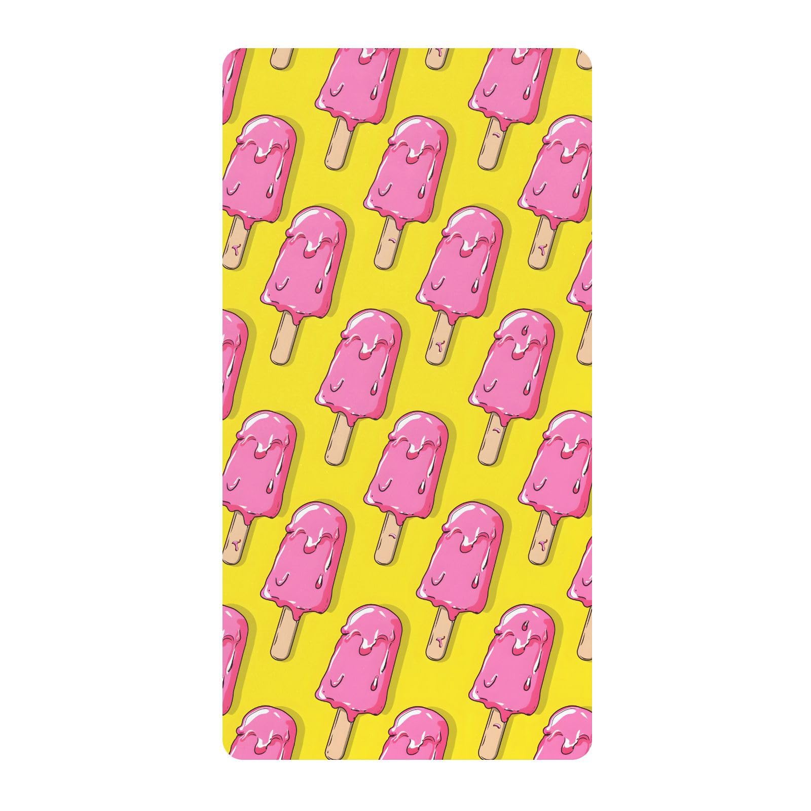 Drap-housse pour berceau de bébé rose glacé pour garçons et filles - 71,1 x 132,1 cm