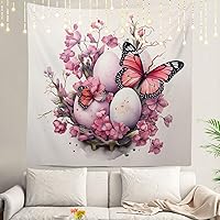 Vista 73 de Shrahala Palm Trees Los Angeles - Tapiz psicodélico grande para dormitorio y sala de estar (51.2 x 59.1 pulgadas, azul 1)