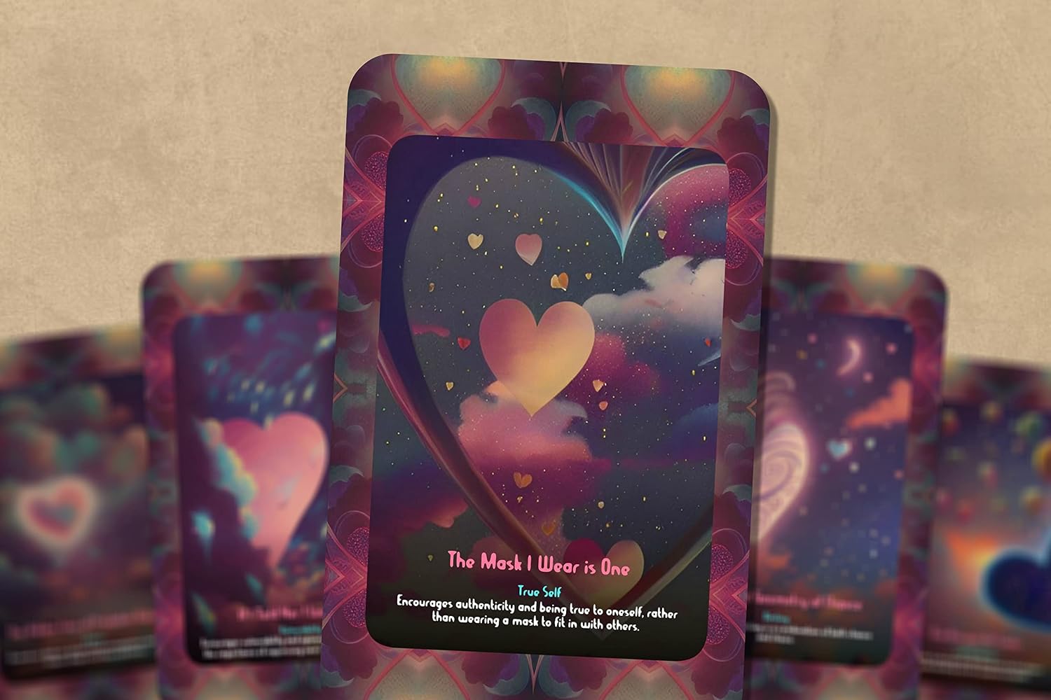 Ibiza Tarot The Shape of My Heart - Oracle Cards | Fortune Telling Oracle Deck for Beginners | Authentic Oracle Reading Experience - Set of 24 Cards