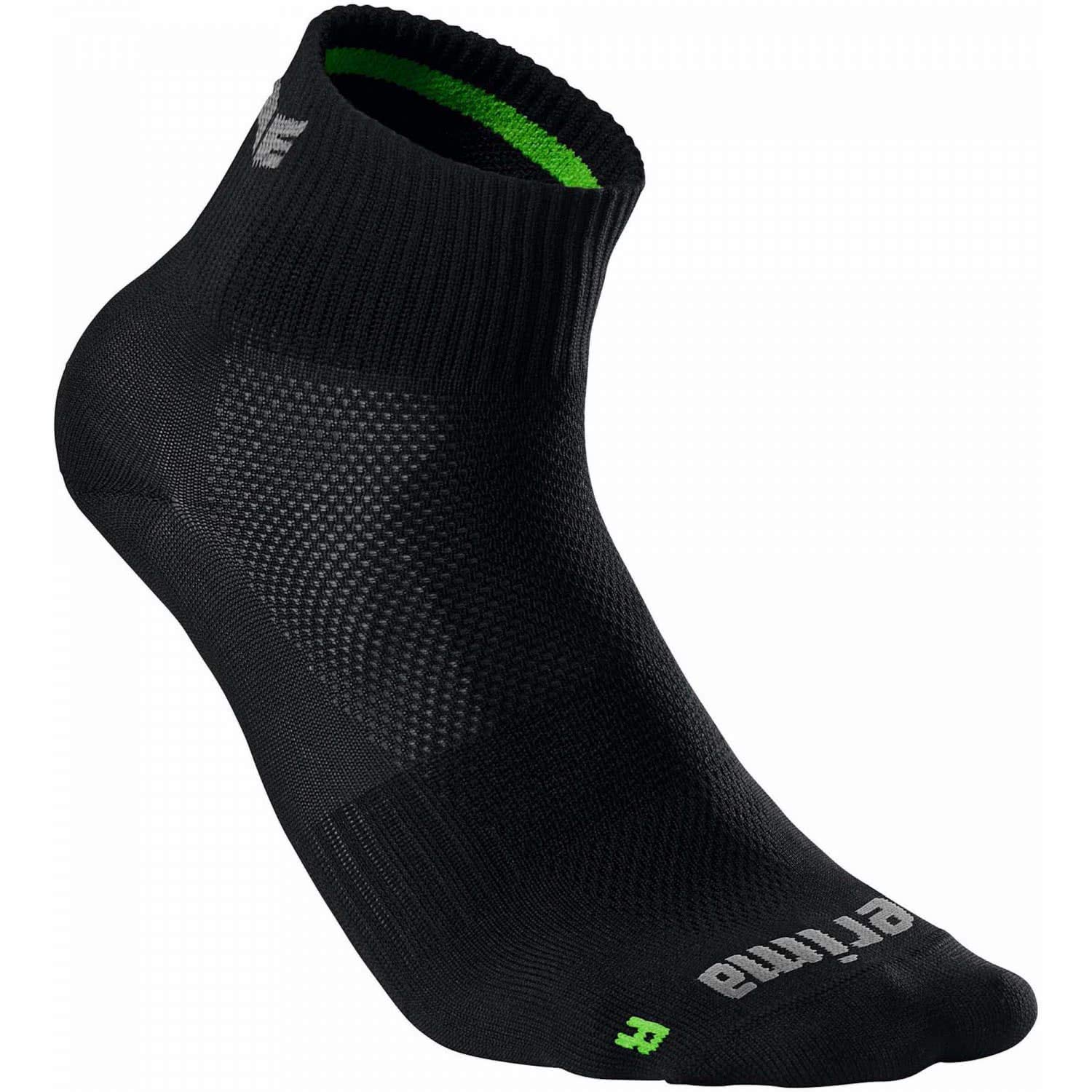 Erima Men's Performance Running Socks - Black, Size 39-42