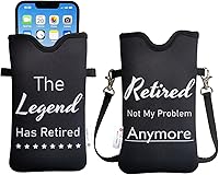 Vista 19 de Tainada Funda de neopreno para teléfono para hombres y mujeres con correa cruzada/cordón para el cuello para iPhone 17/16/15 Pro Max, Air, 16/15