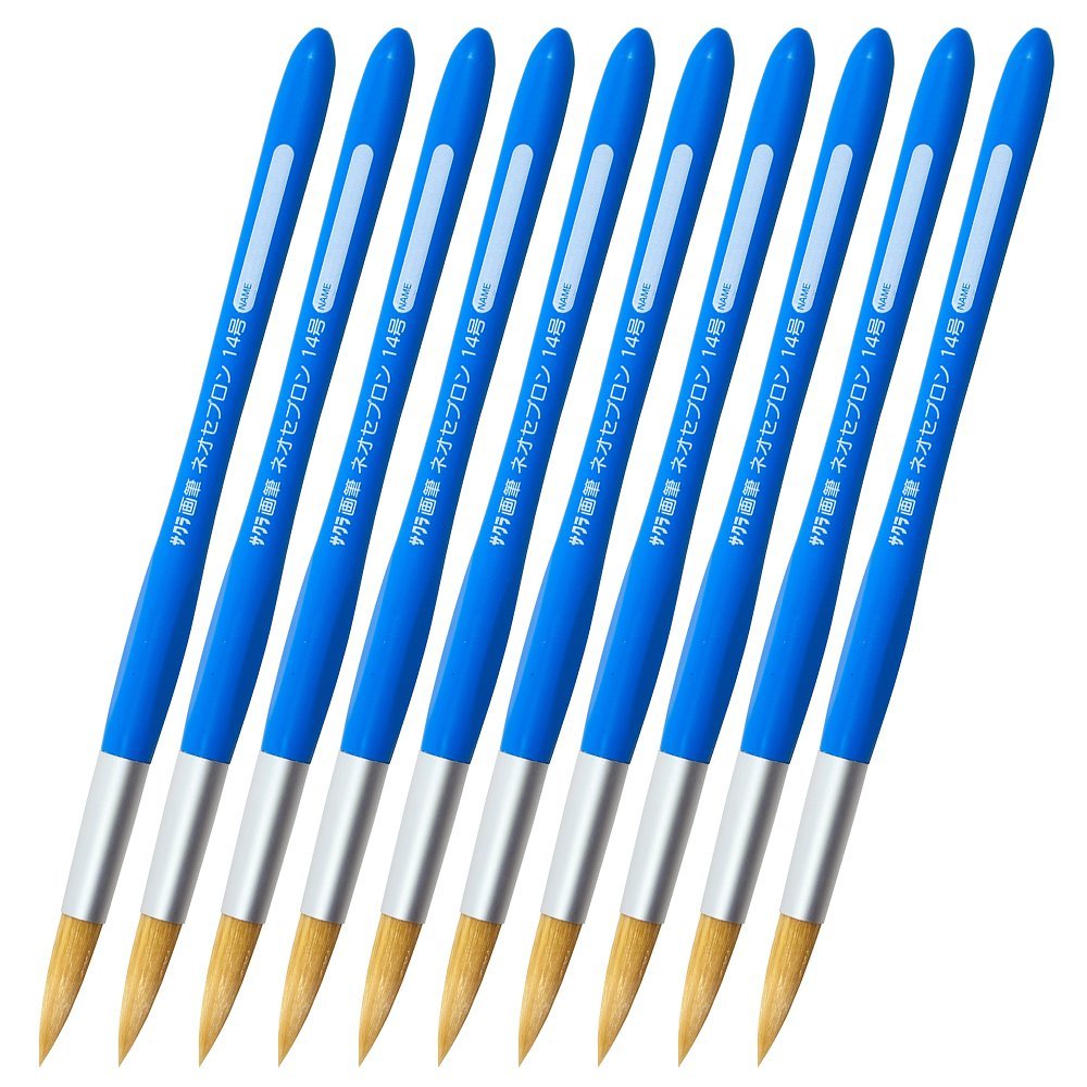 Painting Supplies Sakura Craypas Neo Sebron Paint Brush - Flat Type No ...