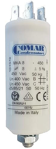 Condensateur 14uF Permanent Pour Moteur Triphasé 450V